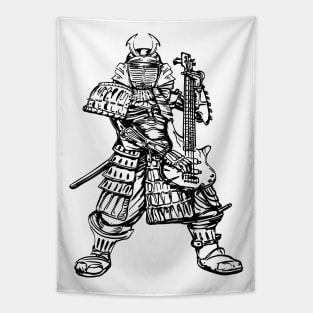 SEEMBO Samurai Playing Guitar Guitarist Musician Music Band Tapestry