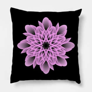 Beautiful and Artistic Purple Flower Pillow