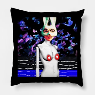 Rabbit Lady Pillow