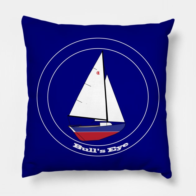 Bull's Eye - Bullseye Sailboat Pillow by CHBB