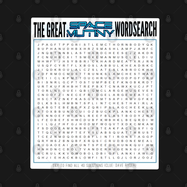 The Great Space Mutiny Wordsearch by TimelessJourney