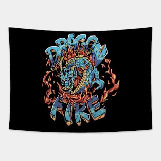 Dragon fire Tapestry