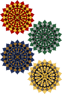 House Pride Floral Mandalas Magnet