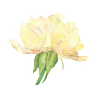 Yellow Rose, watercolor painting T-Shirt