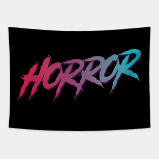 Horror Typograhic Text Tapestry