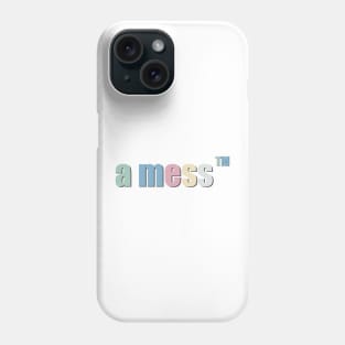 a mess pastel colors Phone Case