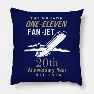 1965 Mohawk Airlines 20th Anniversary Pillow
