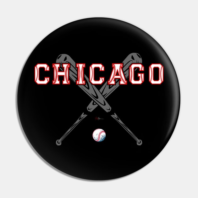 Chicago Baseball lover Pin by Funtomass