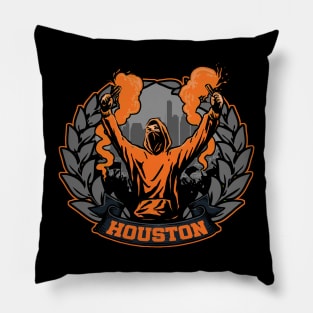 Houston Soccer Pillow