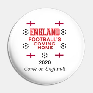 England 2020 Football's coming home Pin