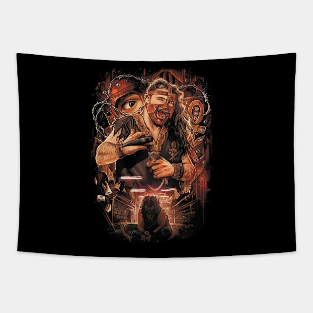 Mankind Boiler Room Tapestry by Holman