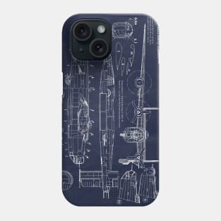 B24 Liberator Blueprint Phone Case