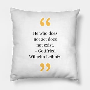 Philosophy, phrases, quotes Pillow