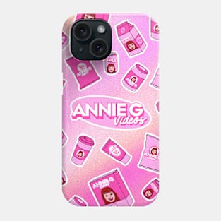 Anniegvideos Mini Collage Spray Pink Phone Case