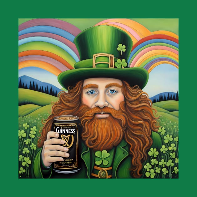 Folk Art Leprechaun by Colin-Bentham