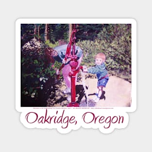 Oakridge, Oregon T-shirt Magnet