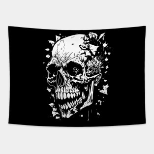 Zombie Skull Tapestry