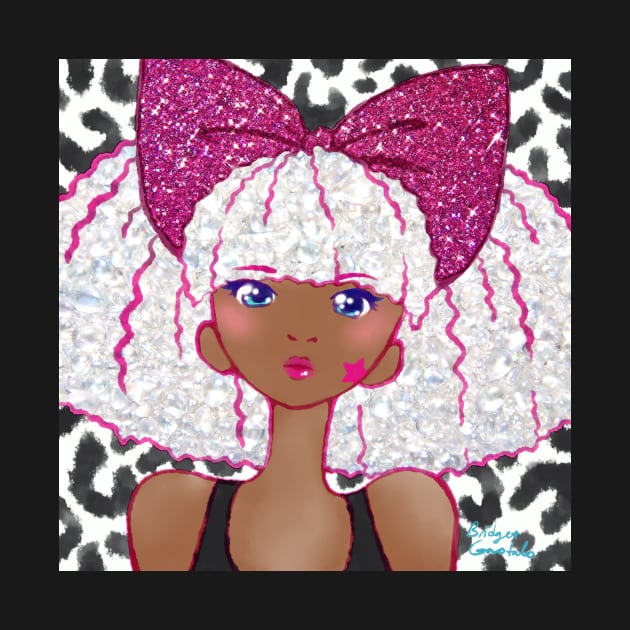 Cute Kawaii Glitter Diva L.O.L. Doll Anime Fan Art by BonBonBunny