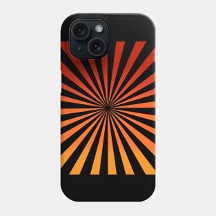 Rays in red and orange Phone Case