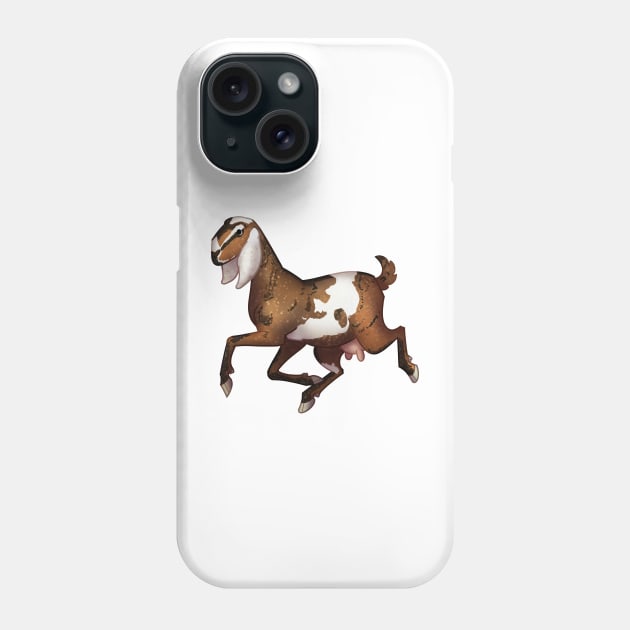 Cozy Goat Phone Case by Phoenix Baldwin