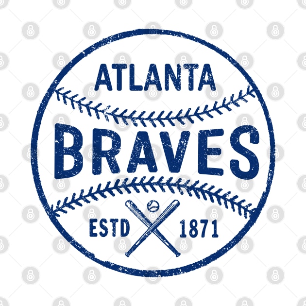 Atlanta Braves Ball by Buck Tee by Buck Tee