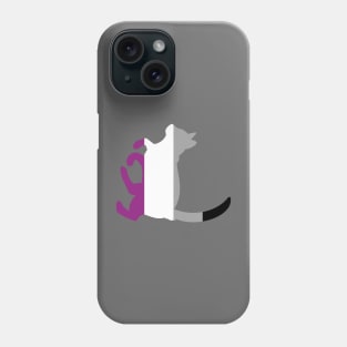 Pride Animals- Asexual Cat Phone Case