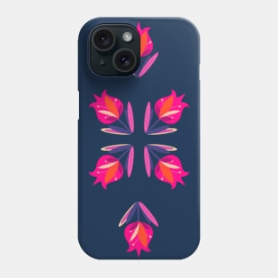 Red Tulip Heart Phone Case