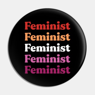 Lesbian Feminist Pin