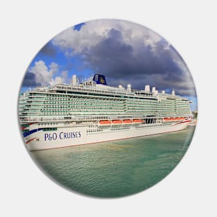 P&O Arvia in St. John's Antigua Pin