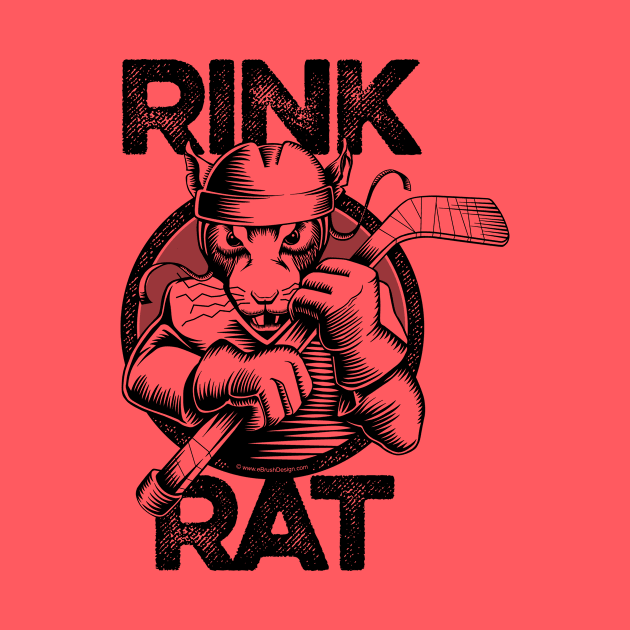 Hockey Rink Rat by eBrushDesign