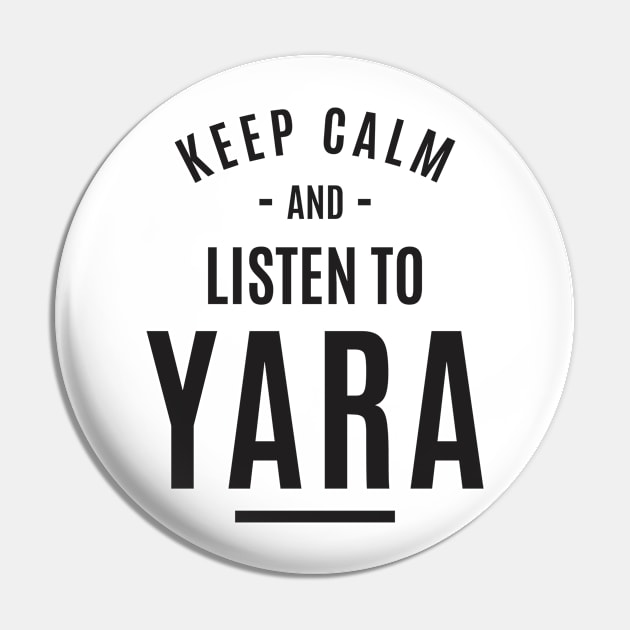 Yara Personalized Name Pin by cidolopez