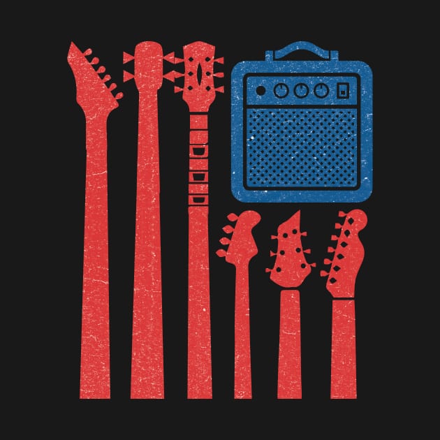 Rock n Roll - USA Flag by StudioGrafiikka