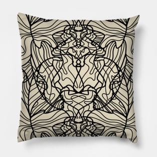 skull liner Pillow