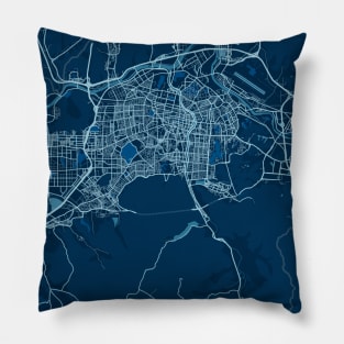 Daegu - South Korean Peace City Map Pillow