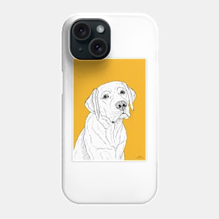 Labrador Dog Portrait Phone Case