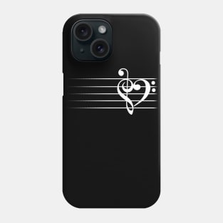 Music Heart (Dark ver.) Phone Case