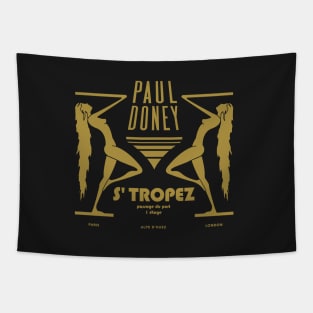 Retro Saint Tropez Club Tapestry