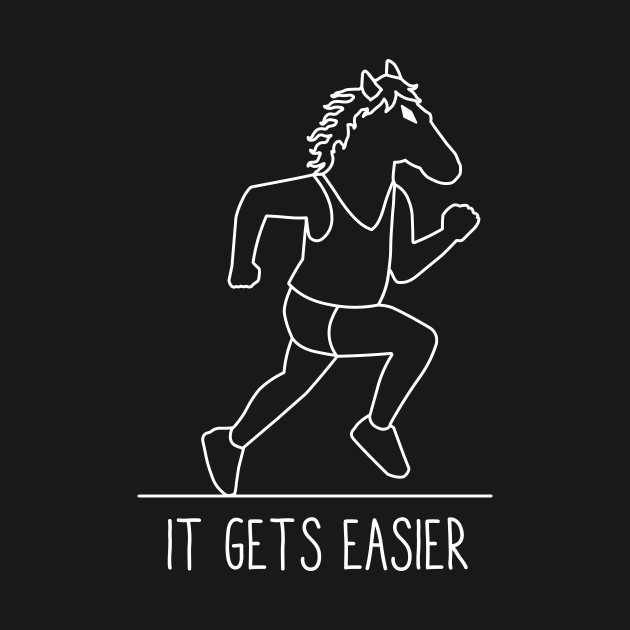 Disover It gets easier - Bojack - T-Shirt