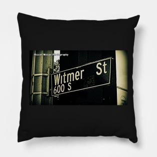 Witmer Street, Los Angeles, California by Mistah Wilson Pillow