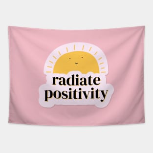 Radiate Positivity Cute Art Design Tapestry