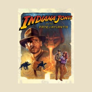 Indiana Jones and the Fate of Atlantis [Text] T-Shirt