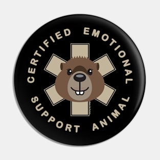 Emotional Support Animal by © Buck Tee Originals Pin