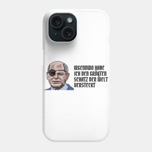 Olaf Scholz Augenklappe Meme Phone Case