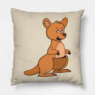 Adorable Happy Kangaroo Pillow