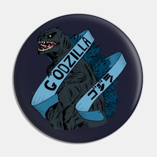 Godzilla fan art Pin