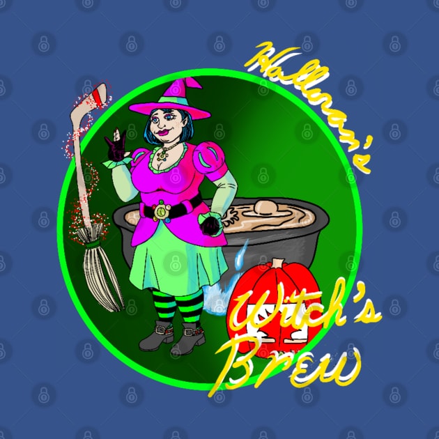 Halloran's Witch's Brew Cute Canadian Witch Variant by Halloran Illustrations