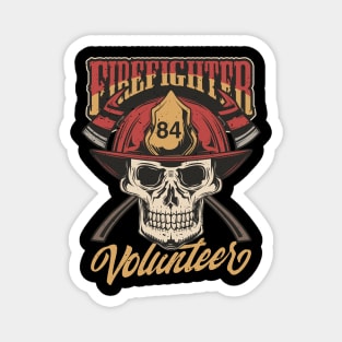 Firefighter Volunteer Magnet