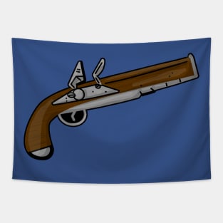 Cartoon Flintlock Tapestry