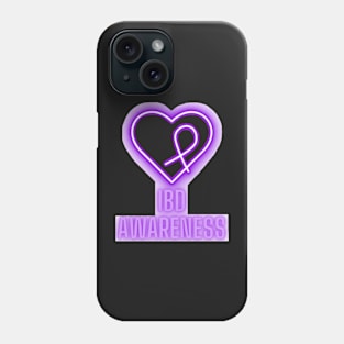 Neon Purple IBD Awareness 2 Phone Case