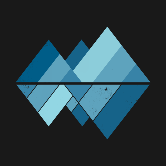 Retro Mountains by Vanphirst